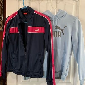 Puma jacket & puma sweater